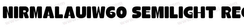 NirmalaUIW60 Semilight Regular字体转换